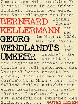 cover image of Georg Wendlandts Umkehr